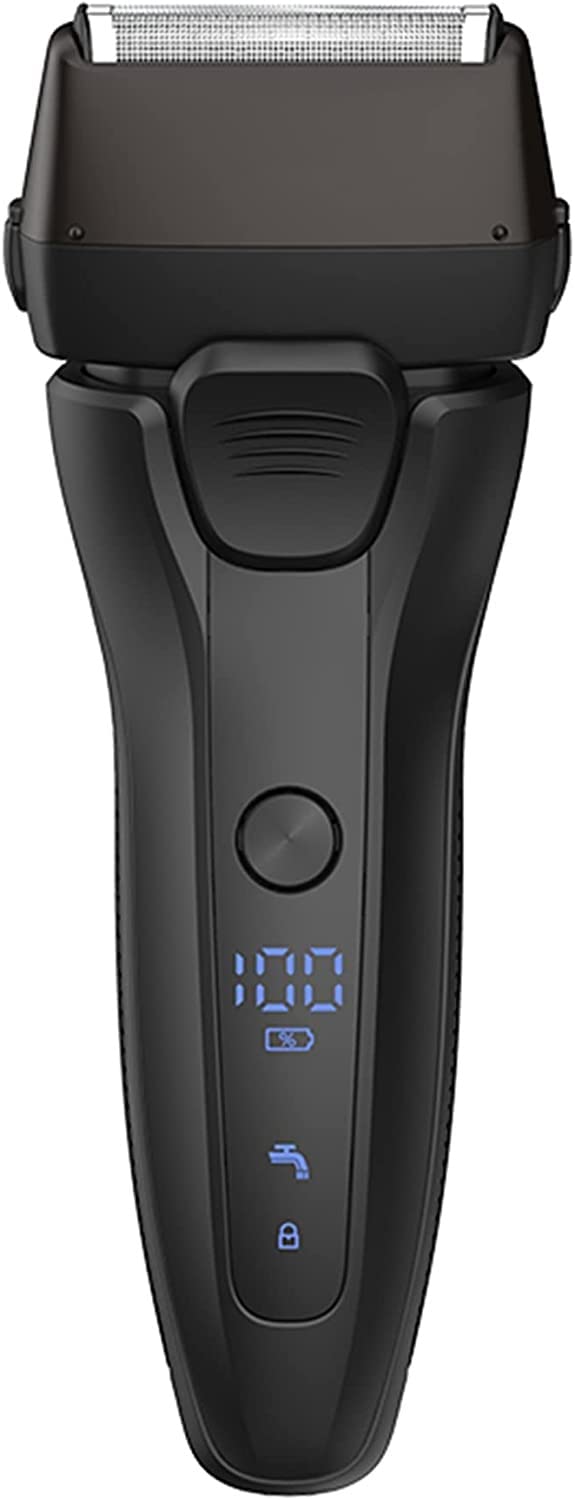 Mens Electric Foil Shaver Electric Razor for Men Mens Electric Shavers with Pop-up Precision Sideburn Trimmer Rechargeable Wet