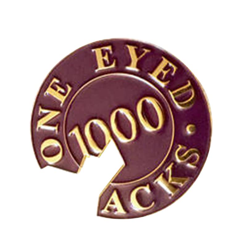 Jetons de poker Twin Peaks One Eyed Jacks en émail de 2,5 cm pour vos tournois de jeux de cartes