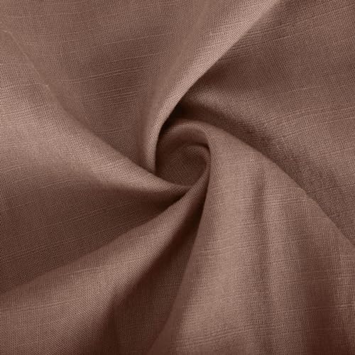 Mens Dress Pants Relaxed Fit Expandable Waist Pleated Business Work Pants Casual Lightweight Retro Slacks with Pocket3