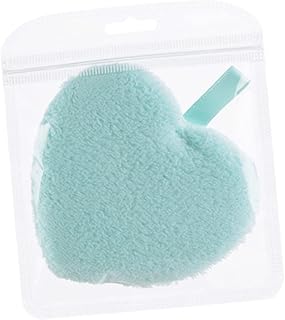 minkissy 3 Pçs Triângulo Puff Removedor De Maquiagem Toalhetes Esponja De Maquiagem Esponja De Maquiagem Coração Beleza Maquiagem Almofadas De Algodão Reutilizáveis Para Almofada Facial