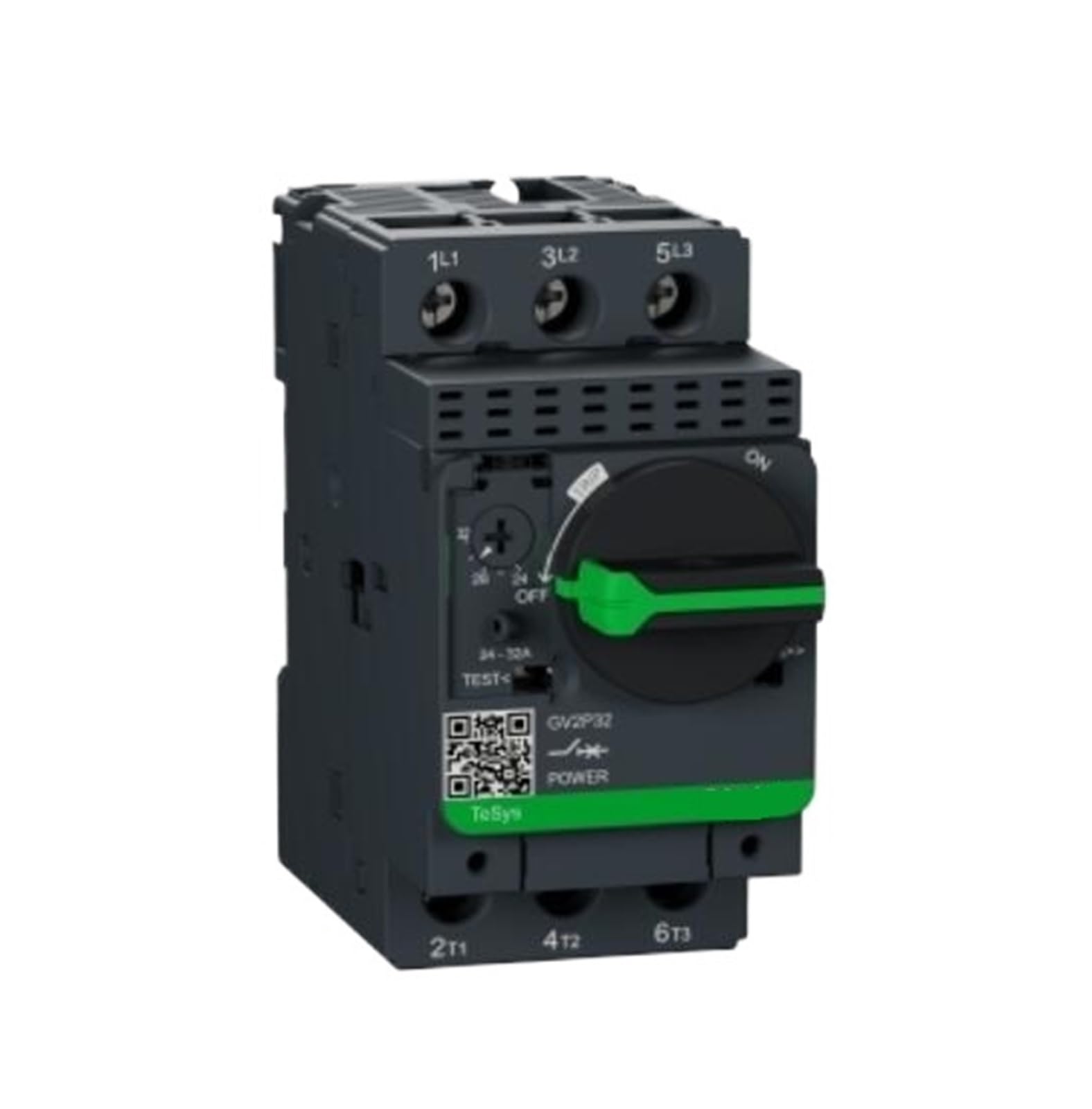 CJKXPZMH GV2-P32 GV2P32 Motor circuit breaker, GV2, 3P, 24-32 A, screw clamp terminals