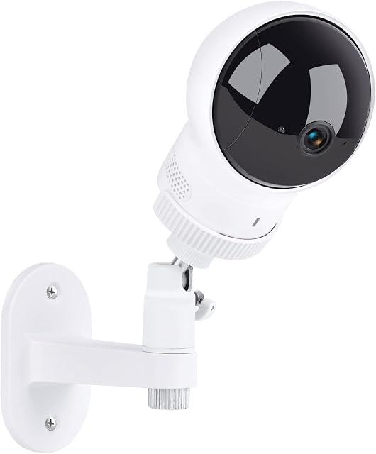 Support mural réglable pour moniteur bébé pour Eufy Spaceview, Spaceview Pro et Spaceview S Baby Monitor, angle de vue parfait et installation facile sans forage