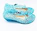 Vokamara Princess Girls Sandals Jelly Mary Jane Dance Party Cosplay Shoes for., Blue, 9 Toddler