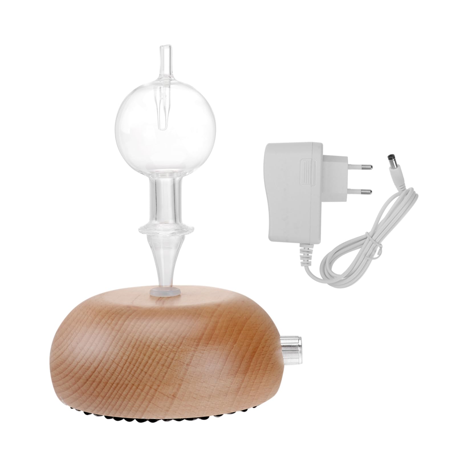 Aromatherapie Diffusor für Ätherische Öle, 1stück Glas mit Holzsockel