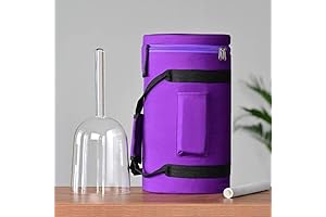 440HZ 6 Inch F Note Singing Bowl with Purple Carry Case