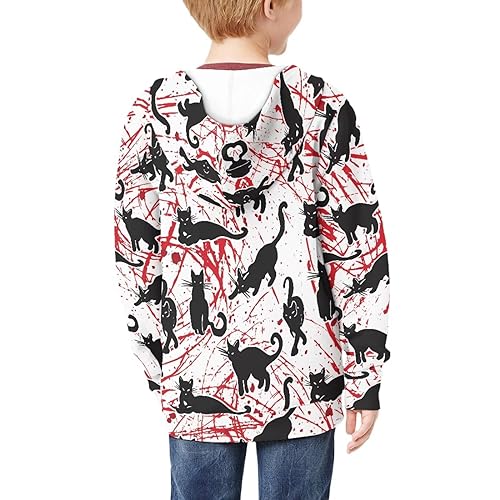 Sweatshirt Light Weight Zip Up Hoddies Long Sleeve Stretch Hoody Coat with Pocket Cozy Jacket for Girls and Boys4