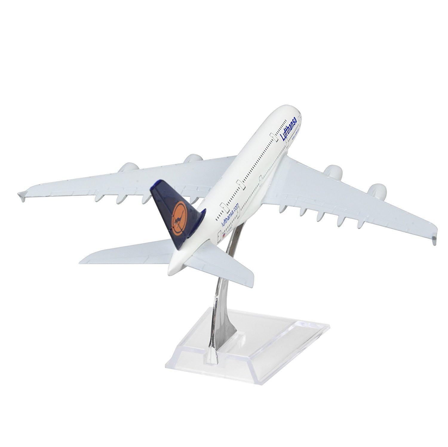 eS³kube Diecast Metal Aeroplane Scale Model, Size -15 Cm -1Pc - For Display Only (Lufthansa), For Adult, Multicolor 1