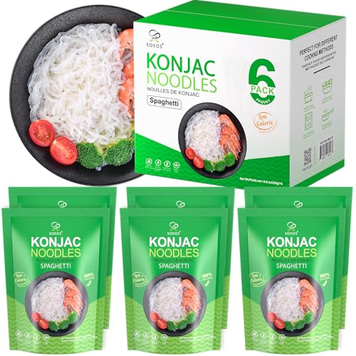 Soeos Konjac Noodles Spaghetti 6-Pack