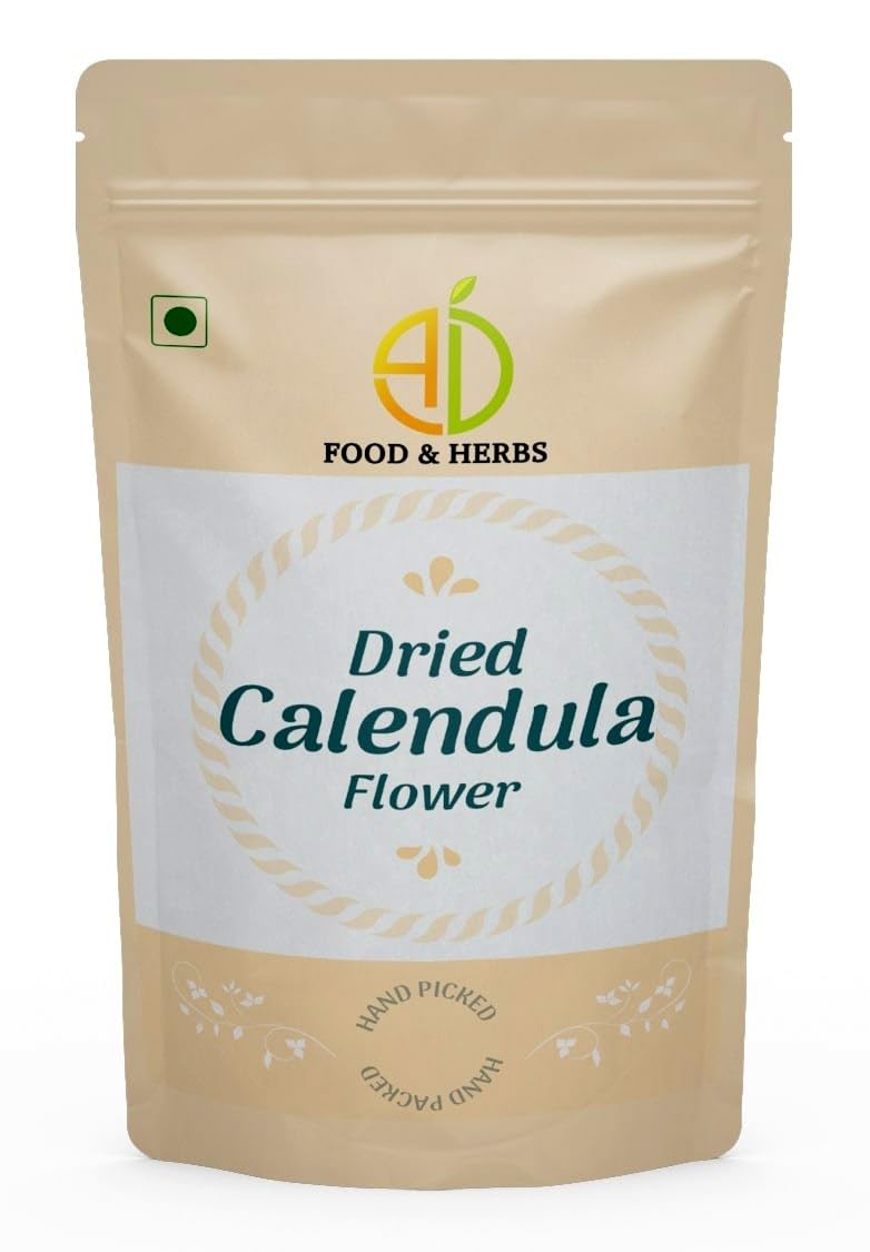 A D FOOD & Herbs ORGANIC CALENDULA FLOWER Dried Natural Ayurveda Herb (50 GMS) (B0995P9DNP) Amazon Price History, Amazon Price Tracker