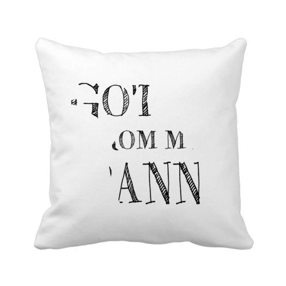 Housse de coussin Pineapple humour mamie déco carrée salon