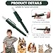 PUERFOCA 2 Stück Zeckenschlinge Set, Zeckenzange für Hunde Katze Idealer Tick Remover für Zecken Jeder Größ, Zeckenlasso für Entfernen Sie Nymphien und Ausgewachsene Zecken