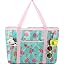Large, Zipper Closure - Flamingo