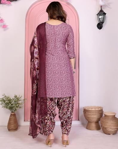 Image of Priyashi Women Unstiched Crepe dress materials | Crepe Salwar Suit for women with dupatta | suit material for women unstitched