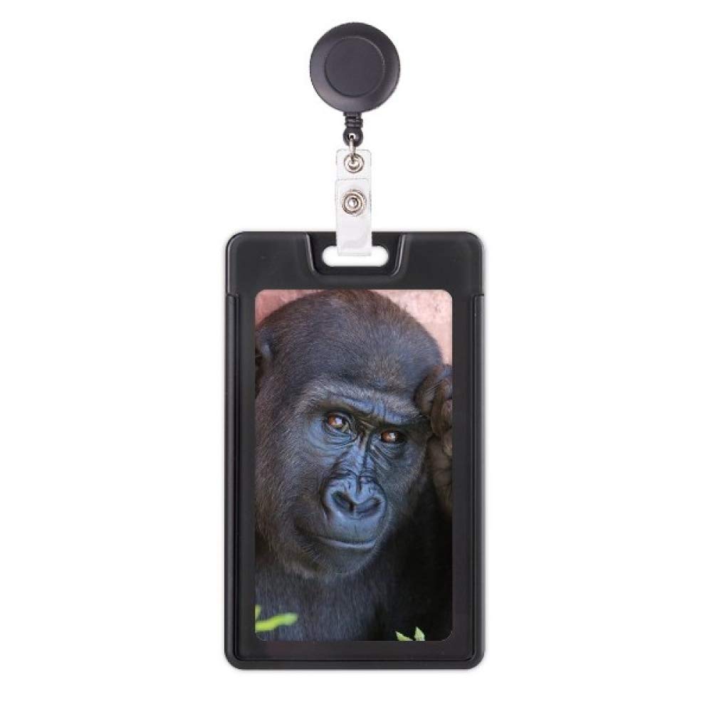 Badge rétractable chimpanzé robuste avec cordon en nylon durable - 5