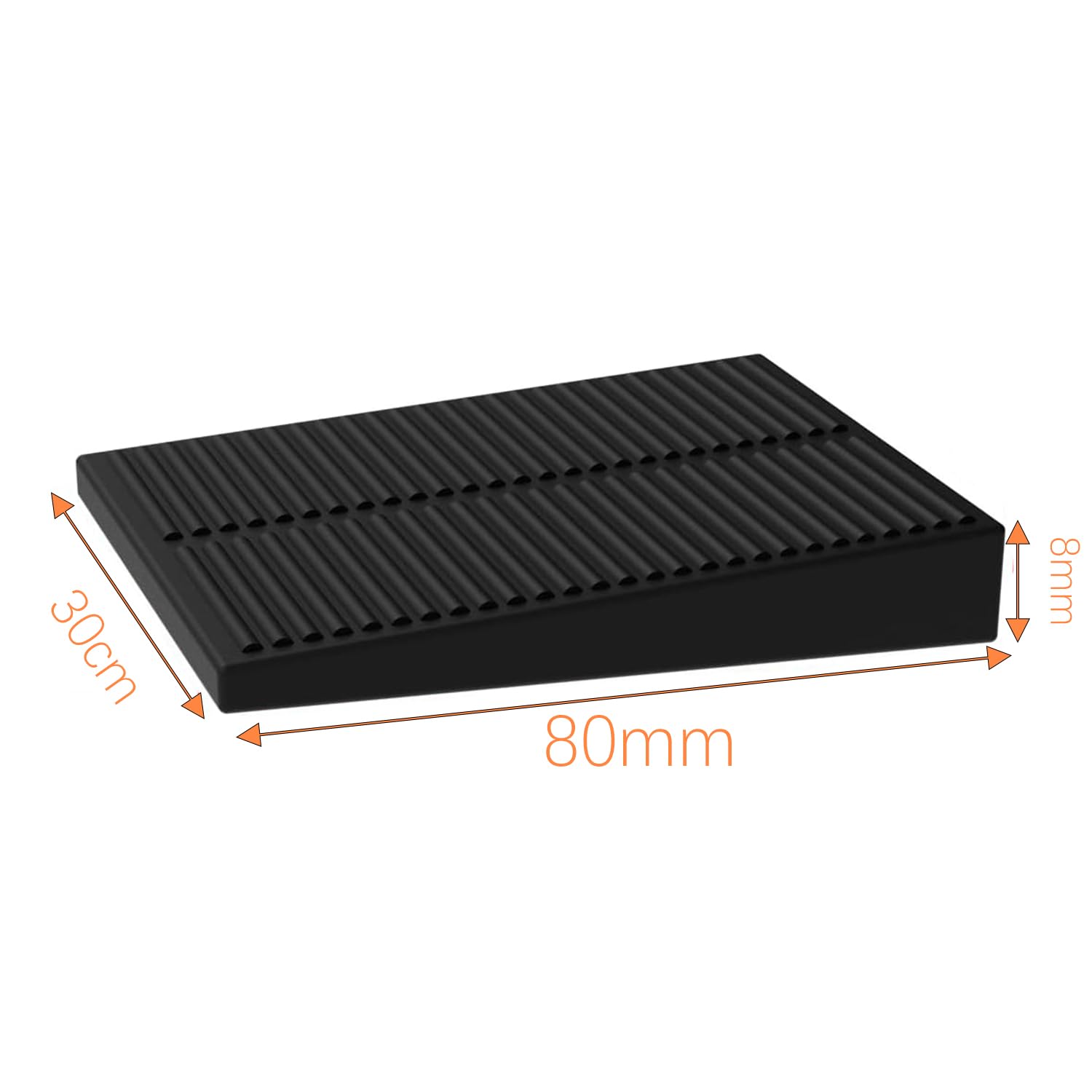 16 cunei di livellamento in plastica, 8 x 3 cm, cunei universali in plastica per la regolazione di porte e finestre, spessori di livellamento in vetro, cuscinetti per pavimenti e superfici