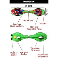 Famous Quality® Wave Board Ripstick Ripster ; Skate Board with Carry ...