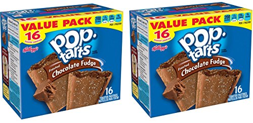 Pop-Tarts Pop Tarts Frosted Chocolate Fudge 32 Piece Pastels, 58.6 Oz (3 Lb 10.6 Oz)
