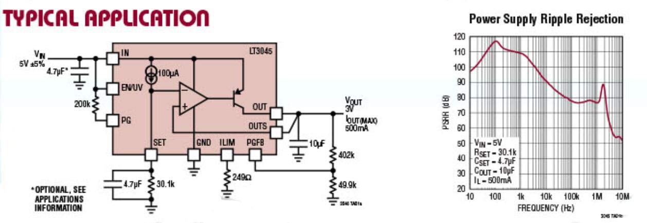 Taidacent LT3045 Linearer Spannungsregler, geräuscharmer Dropout, Paralleleinstellbarer Abwärtswandler, 5 V, 9 V, 12 V, 15 V (9 V Ausgang)