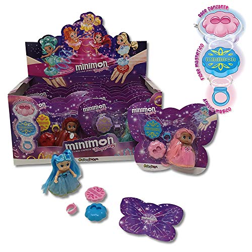 Sbabam- MINIMON Dancing-Confezione 3 BAMBOLINE Dolci Ballerine, 018-19