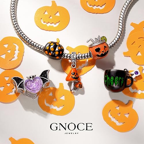 Image of GNOCE Halloween Charm Bracelet Fit Pandora Beads for Women Gift