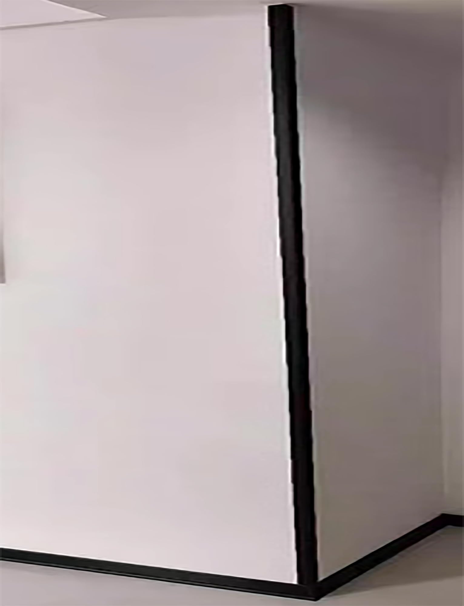 Zagęszczony ochraniacz narożników ze stopu aluminium - samoprzylepny narożnik ścienny bez dziurkowania do domu i biura(Black,100cm)