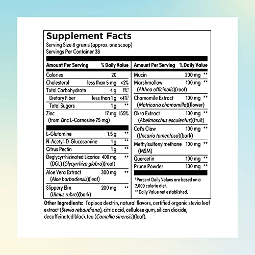 Reignite Wellness Soothing Gut Elixir Powder - Leaky Gut & Digestive Support Supplement To Promote Gut Health & Nutrient Absorption (28 Servings, 225 Grams) - By Jj Virgin #TOP1