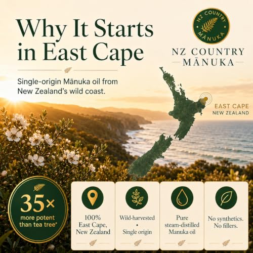 100% Pure New Zealand Manuka Oil Organic Essential Oil, Toenail Treatment, Skin Care - image 5