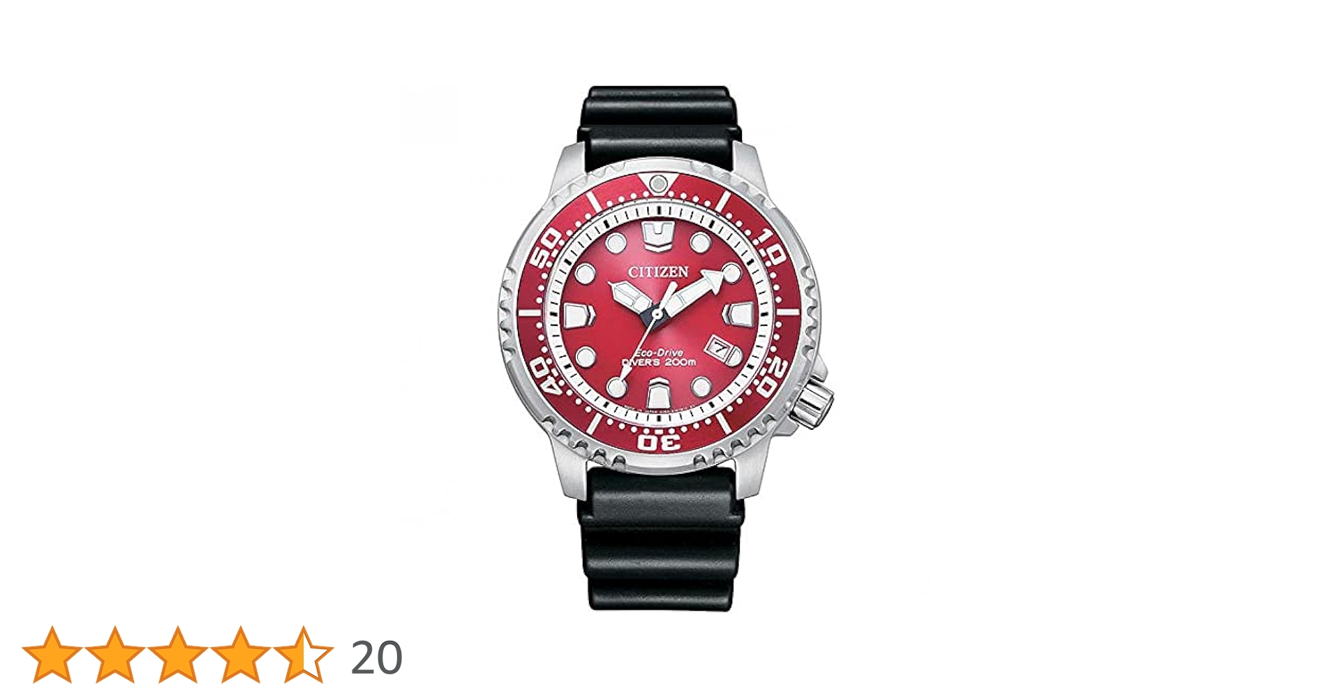 CITIZEN プロマスター　ソーラー ダイバーズウォッチ　希少レッド CITIZEN PROMASTER シチズン プロマスター メンズ腕時計