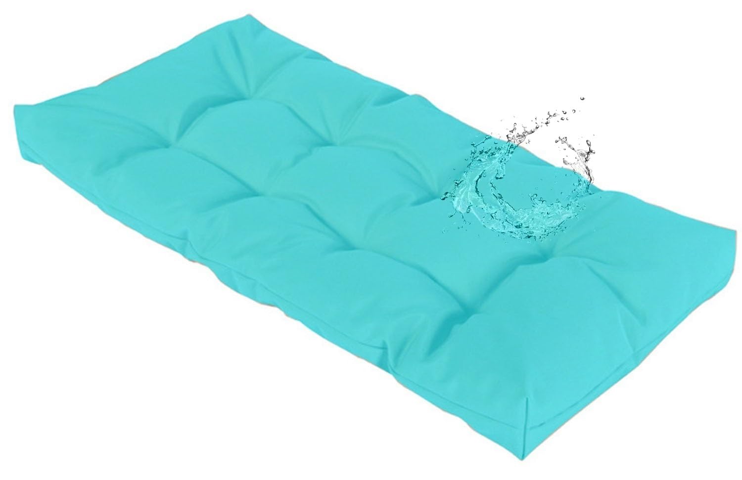 Cojín de sofá para exteriores antideslizante de 8 cm con resistencia climática total