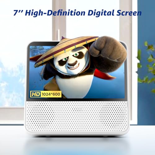 Image of ROADOM 7 inch Portable DVD Player for Kids with Bluetooth 5.1 & 4000mAh Battery | Bluetooth 5.1 TX & RX, compact, for kids car travel home, 3-5 hour playback, USB /AUX, plays DVD /CD, AV to TV, resume playback