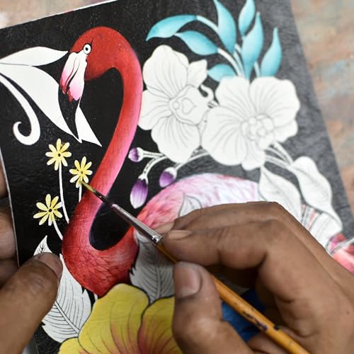 Anuschka Women's Original Hand-Painted Genuine Leather RFID Card Organizer2