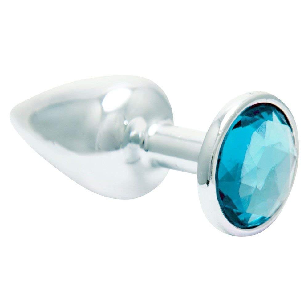 Plug Anal Joia Mini Metalizado com Pedra | Amazon.com.br