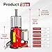 VONLX Air Hydraulic Bottle Jack with Color Box, 20 Ton (40,000 lbs) Cap Welded Pneumatic Bottle Jack, 10-1/4-20 inch Lifting Range, Manual Handle and Air Pump, for Car, Pickup, Truck, RV, Auto Repair