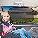 Enovoe Car Window Shade for Baby - (2 Pack) UV Protection Breathable Mesh Baby Window Covers - Sun Shade Blocker, Cling Windows Cover - Glare Shield and UV Rays Protection for Your Child - XL 25