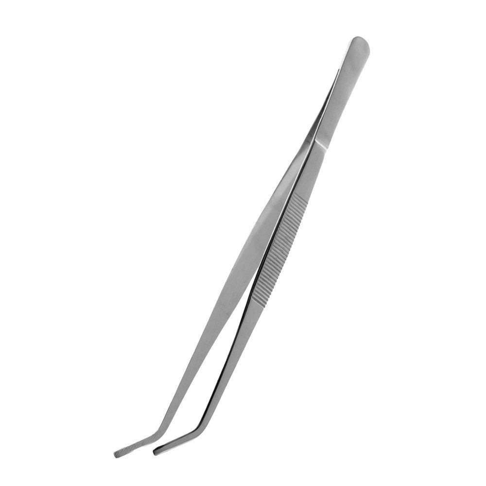Komodo Feeding Tongs Stainless Steel Feed Snakes Reptile Live Food Insects 30cm