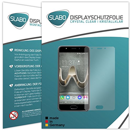Slabo 2 x Film de Protection d'écran pour Wiko U Feel Prime Protection écran Film Ultra Clair Invisible