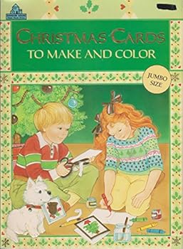 Paperback Christmas Cards to Make and Color Book