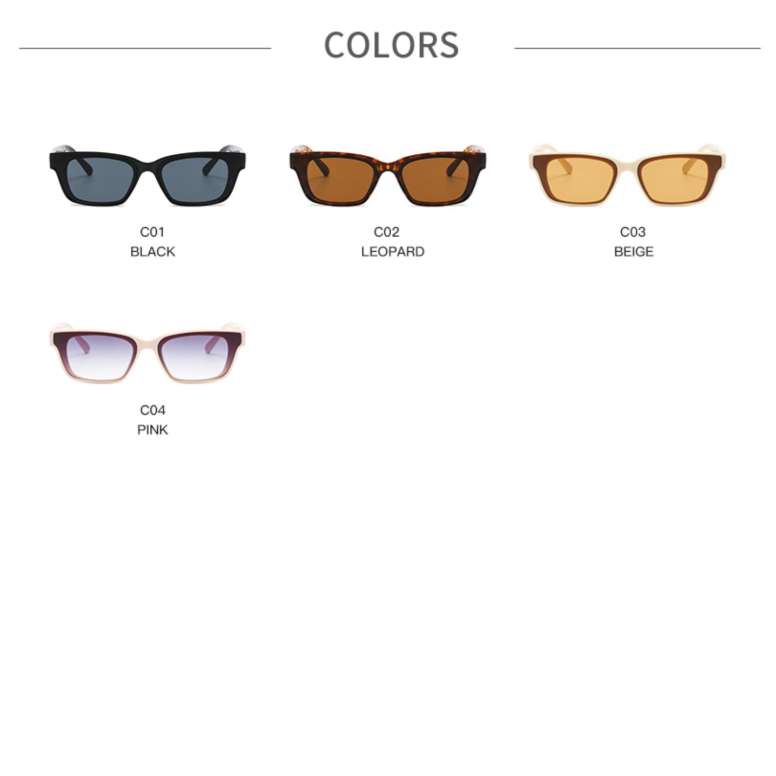 Gafas de sol con protección UV400 | Gafas de sol pequeñas tipo ojo de gato | Para hombre y mujer, para deportes al aire libre y conducción