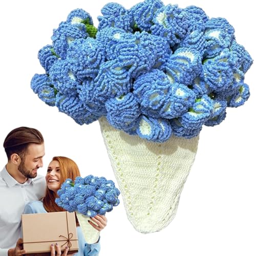 Couverture de bouquet de fleurs au crochet pour cheminée et salon chic