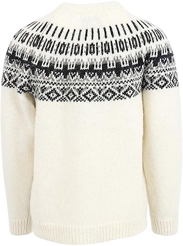 ICEWEAR Elis Sweater Lopapeysa Design 100% Icelandic Wool Long Sleeve Winters Sweater Warm3