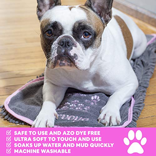 image for Furvoya Pet Chenille Bath Towel - Quick Drying & Super Absorbent Cloth
