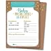 50 Mason Jar Baby Shower Prediction and Advice Cards - Gender Neutral Boy or Girl, Baby Shower Games Favors