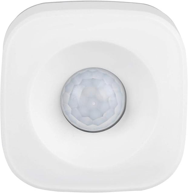 Tonysa WIFI Smart PIR Sensor, Wireless Motion Detection Sensor, Wireless Security Alarm Sensor for Home with Emergency Push Function/Free APP Mode/2.4GHz WiFi One Button Connection