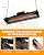 Star Patio Electric Patio Heater with Remote, Outdoor Wall Mounted & Ceiling Heater, Outdoor Heaters, Hanging Patio Heater, Industrial Black, STP2020-A-RMN2025