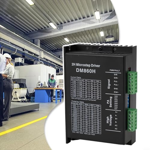 Controlador DM860H evita sobrecalentamiento en motores paso a paso NEMA 34 CNC 4