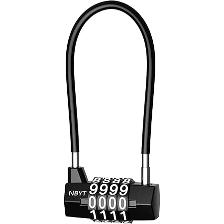 PATIKIL Cabinet Combination Lock, 4 Digit Password Padlock Adjustable Long Shackle Lock Stainless Steel Gym Locker Lock Code For Gym Fences Outdoor, Silver, Combination Padlocks - Canada - View #10