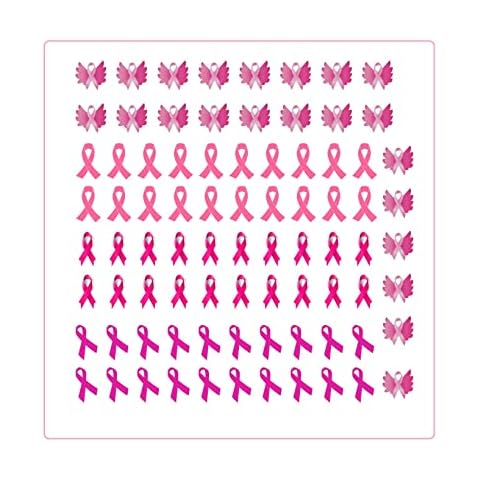 Breast Cancer Nail Art Decals by Kaz Creations Cover