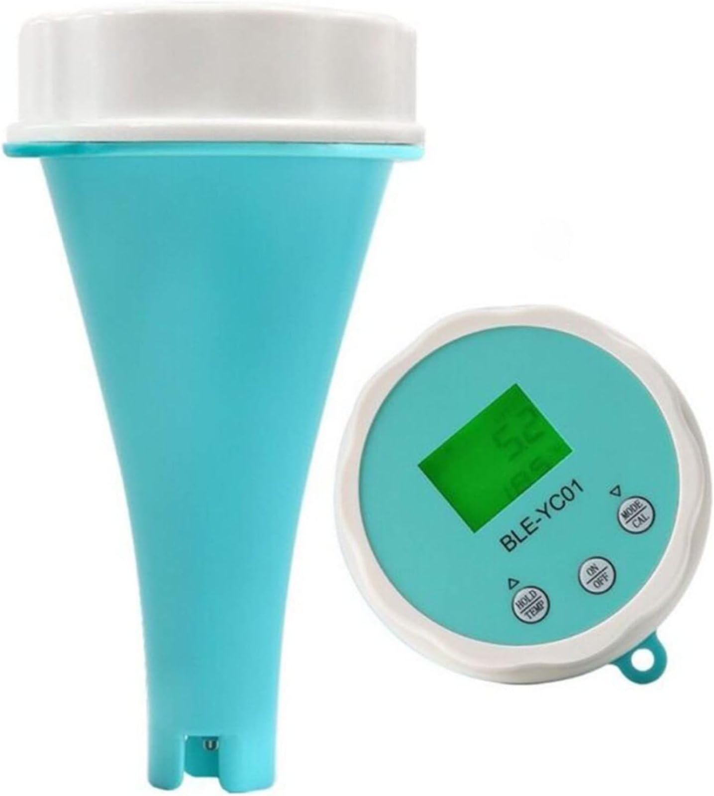 Probador de Agua Digital, Detector de Calidad Del Agua, 6 en 1 PH EC TDS ORP TEMP Residual Chlorine Water Tester Pen Aplicación Remota A Prueba de Agua, para Agua Potable Piscina Acuario Hidroponía