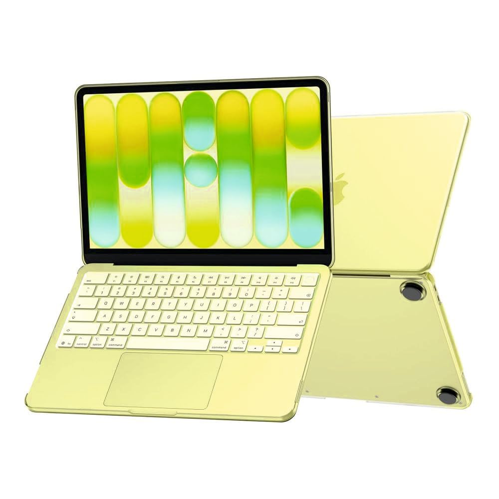 Compatible With MacBook Neo Case 13 inch 2026 New A3404 | 100% Transparent | Anti-Crack & Scratch | Anti-Yellow Laptop Cover Protective Hard Shell | Student Travel Macbook Accessories-image-9