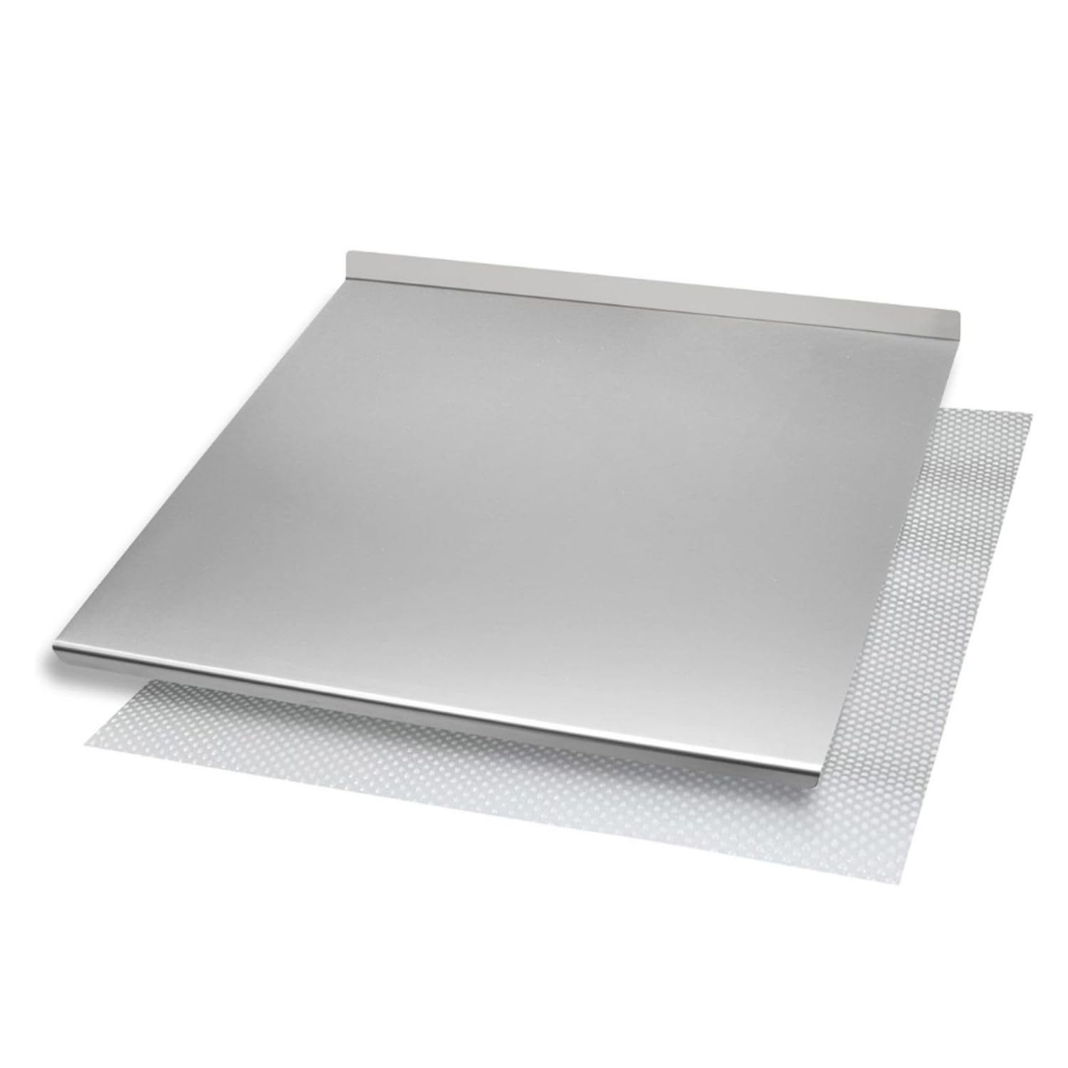 INOXLM Tabla de amasar de acero inoxidable Varios tamaños para la cocina para el bar para el restaurante para amasar (40X56 Doble 2 cm Altura 4 cm)